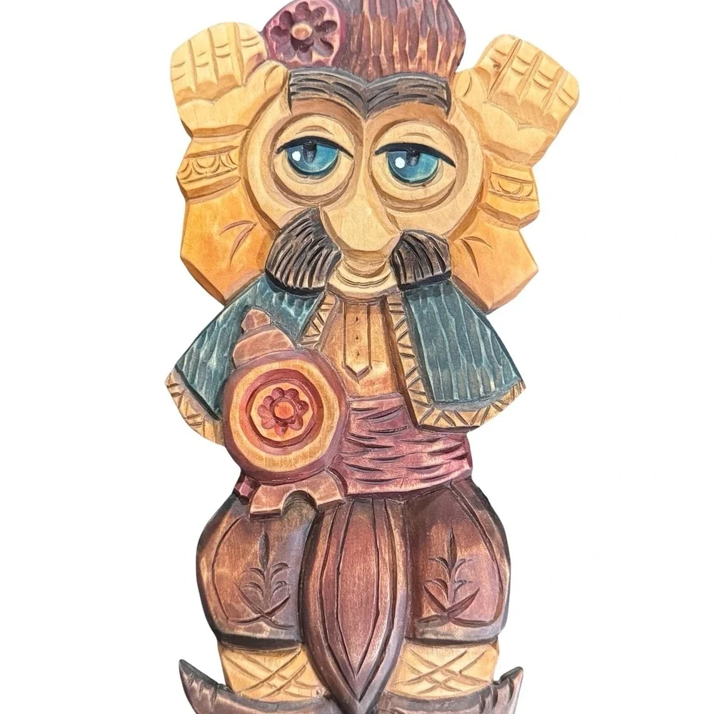 Vintage Stoyanova Hand Carved Wood Folk Art‎ 10